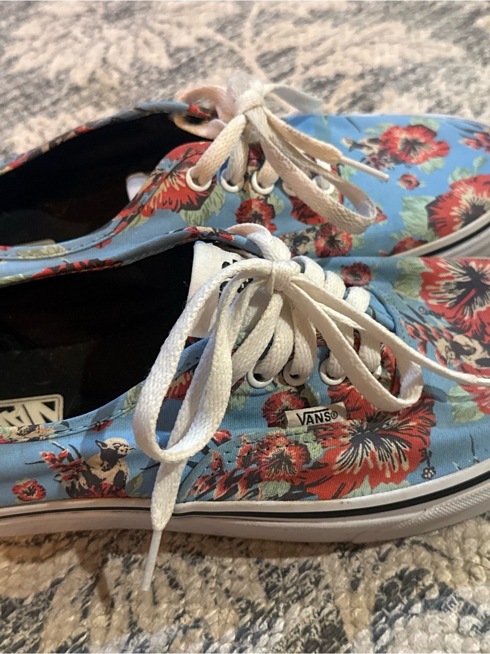 Vans limited edition Blue Floral yoda Sneakers